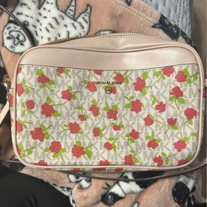 MK floral purse